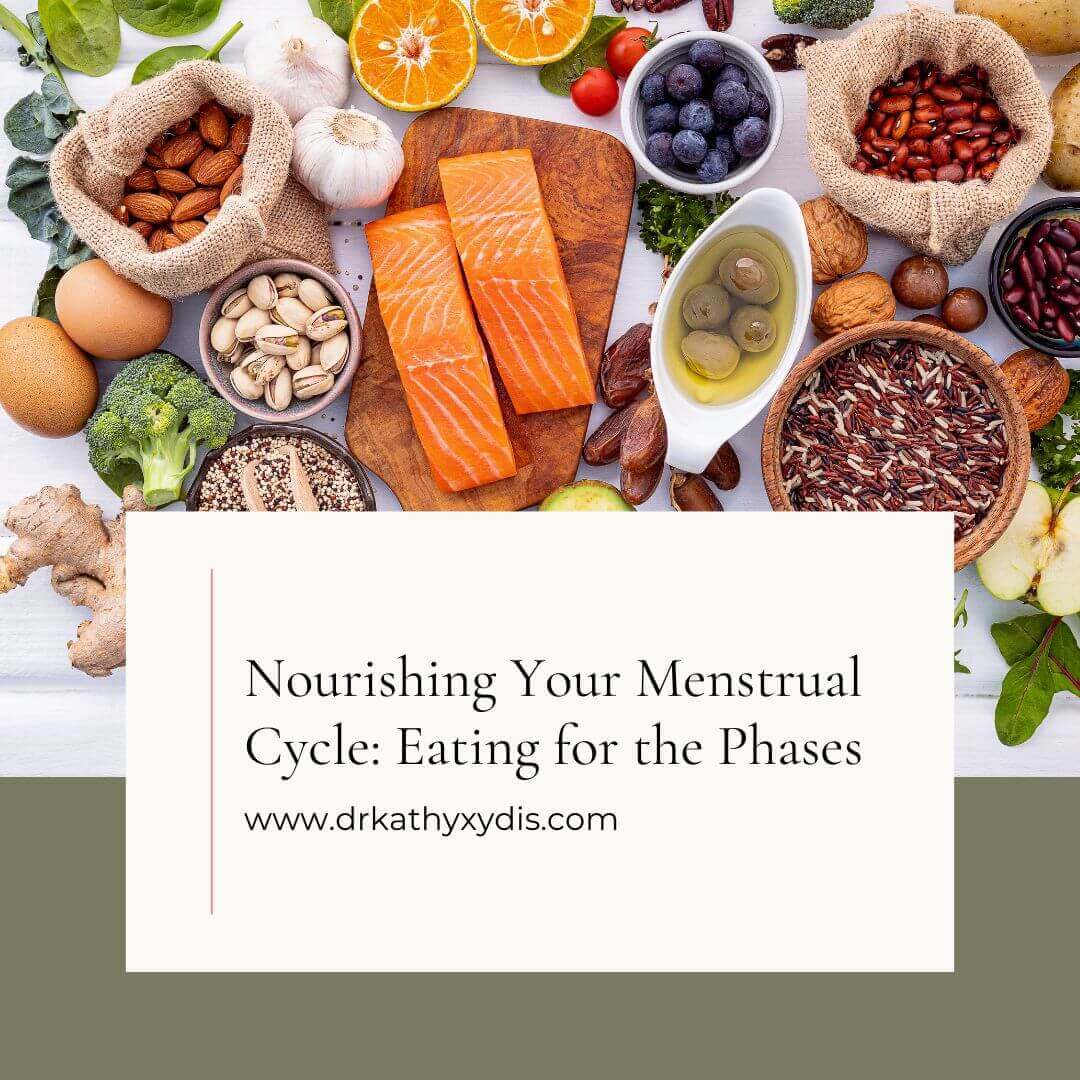 nourishing your menstrual cycle through food for each phase