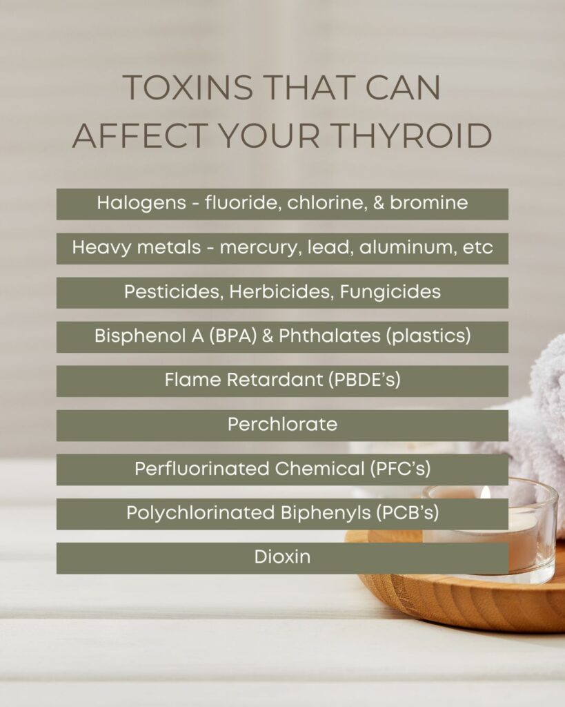 toxins that can affect your thyroid
